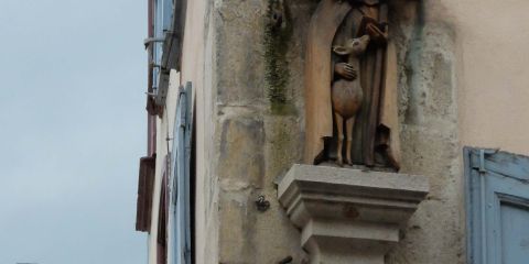 Départ du chemin de Saint-Gilles appelé La Régordane