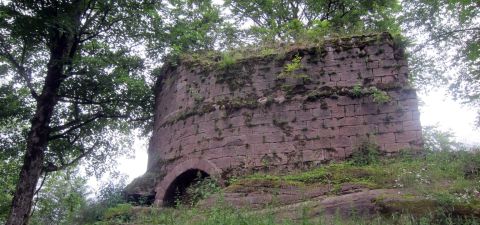 Les restes du Châtau de Salm