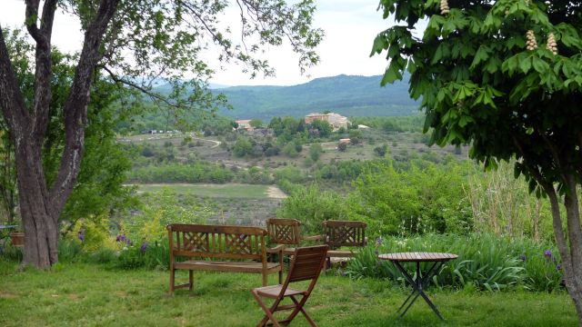 Vue depuis notre gîte