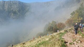 Descente vers le lac Forlet
